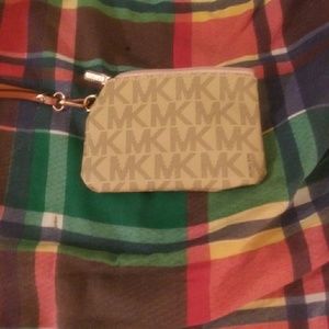 Micheal kor s small wristlet/ change purse